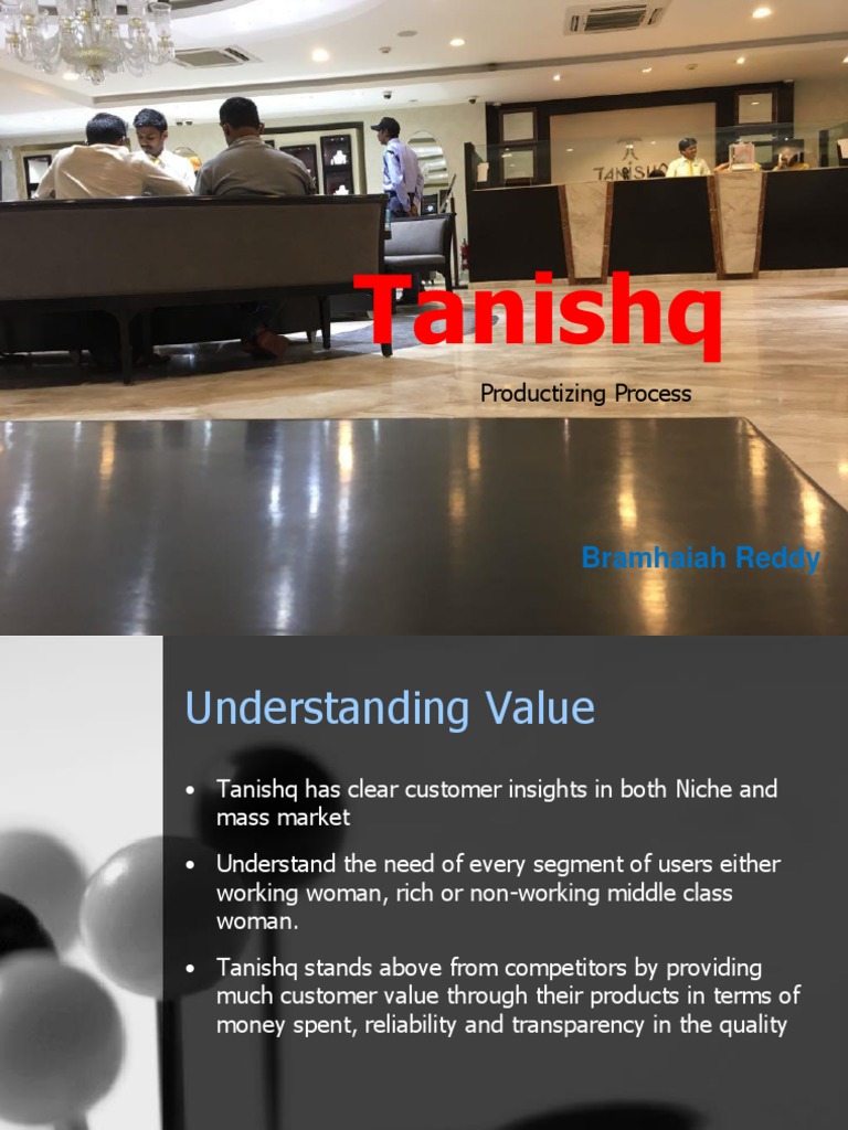 Understanding Productization Process Tanishq Experience | PDF | Pricing ...
