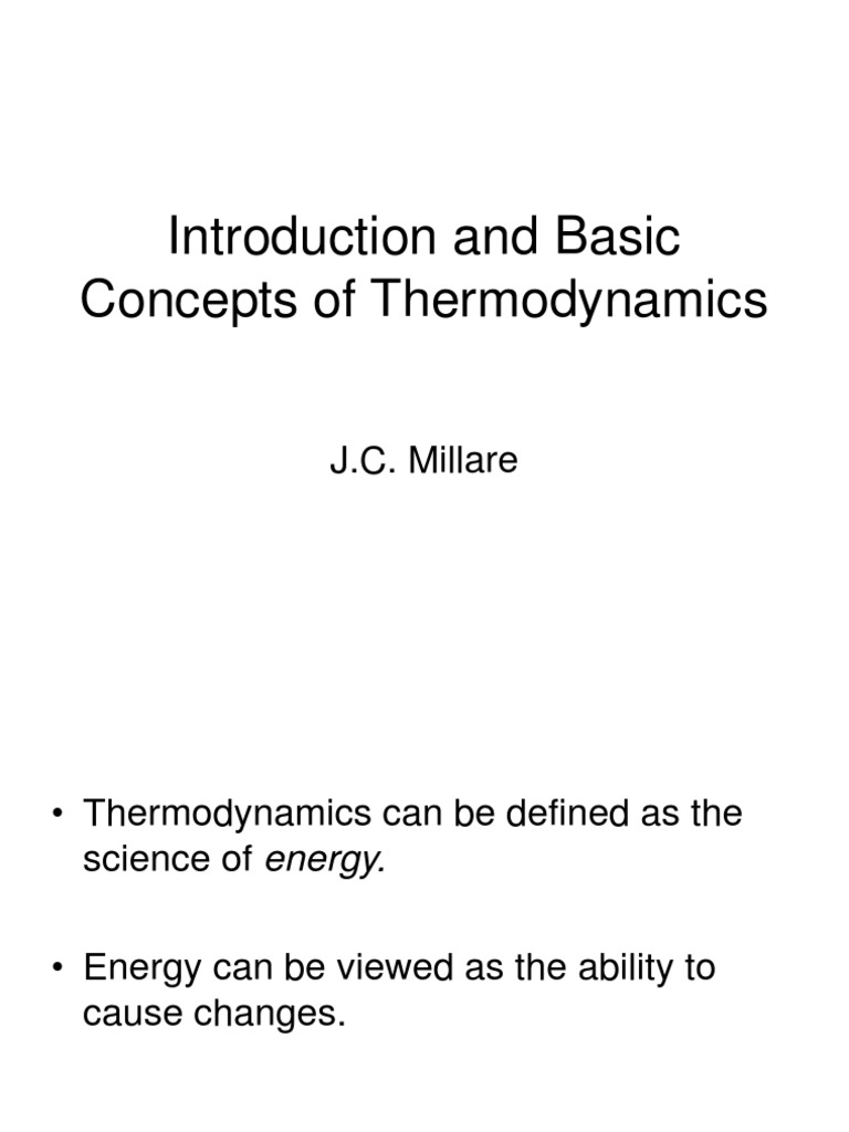 Introduction to Thermodynamics Concepts | PDF | Heat | Kinetic Energy