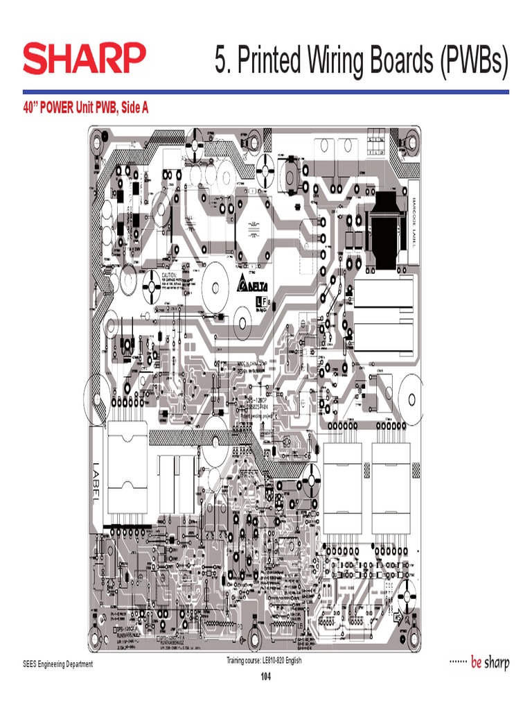 40” Power Unit PWB Schematic Diagrams | PDF | Electrical Engineering ...