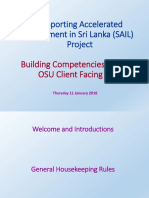 Supporting Accelerated Investment in Sri Lanka (SAIL) Project