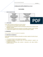 Estructura Plan Global Primera Parte