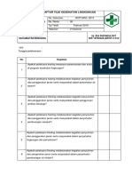 Daftar Tilik Kesehatan Lingkungan