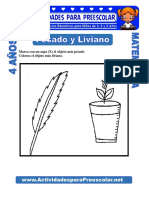 Pesado y Liviano para Niños de 4 Años PDF