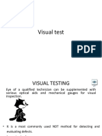 Visual Testing Techniques for Non-Destructive Inspection