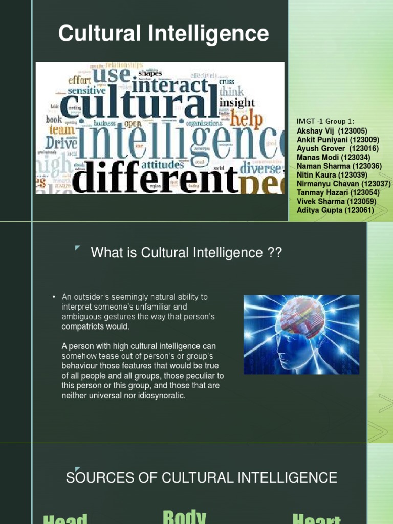 Understanding Cultural Intelligence | PDF | Neuroscience | Communication
