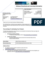 Software Download and Licensing Information: Two (2) Steps To Activating Your Product