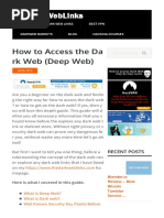 Biggest Deep Web Links List - Most Detailed List Online | PDF ...