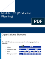 Module: PP (Production Planning)