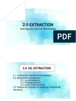 Oil and Fat Extraction Methods