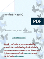 CH 1 Matrix