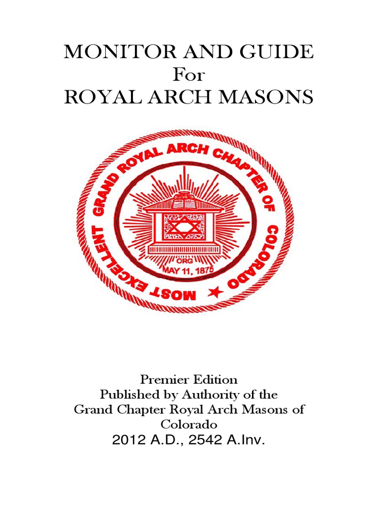 Royal Arch Monitor and Guide | PDF | Freemasonry | Masonic Lodge