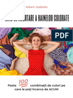 Ghid de Asortare A Hainelor Colorate PDF