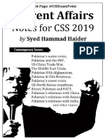 CSS 2019, Current Affairs Notes.pdf