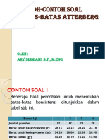 Contoh Soal Batas Atterberg