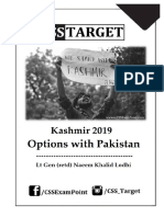 Kashmir 2019 Options with Pakistan.pdf