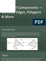 3D Model Components - Vertices, Edges, Polygons & More