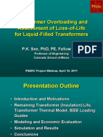 Transformer Overloading and Assessment of Loss-of-Life For Liquid-Filled Transformers