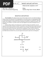 Inertia Loads