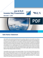 KLX Investor Presentation 2014-12-1