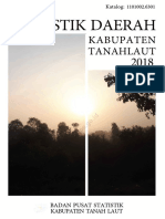 Statistik Daerah Kabupaten Tanah Laut 2018
