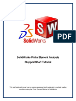 SW FEA Tutorial Shaft