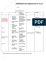 PLANIFICACIÓN PERIÓDICA DE LENGUA DE 5º Versos Adivinanza