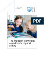 The Impact of Technology on Children s Physical Activity