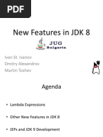 New Features in JDK 8: Ivan St. Ivanov Dmitry Alexandrov Martin Toshev