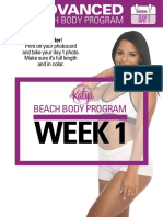 Advanced Gym Beach Body Week 1