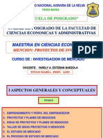 Estudio de mercado para proyectos de inversión