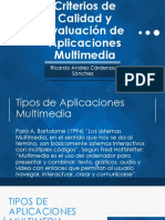 Criterios de Calidad y Evaluación de Aplicaciones Multimedia