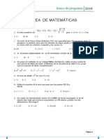 B. Conocimientos Generales Admisiones 2018-1