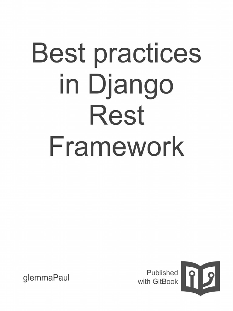 Best Practices in DRF PDF | PDF | Computing | Software
