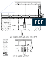 New Ground Floor Plan Electric Engg. Deptt.: D1 D2 D3 D4 W1 W2 V2 .55X2.50