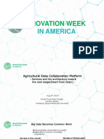 Plataforma de Colaboración de Datos de Agricultura - Servicios y La Arquitectura Hacia El Siguiente Nivel (Cadena Inteligente de Alimentos)