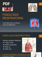 Resumo da fisiologia respiratória