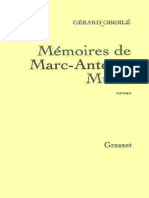 (Oberle Gerard) Memoires de Marc-Antoine Muret