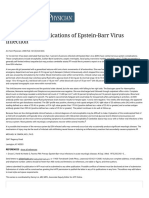 Neurologic Complications of Epstein-Barr Virus Infection - Letters To The Editor - American Family Physician