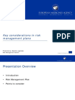 Presentation Key Considerations Risk Management Plans Maarten Lagendijk en