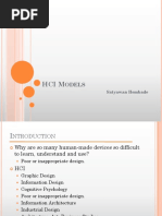 models of HCI