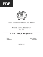 Filter Design Report