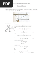 Tutorial 1 Rigid Bodies and FBD PDF