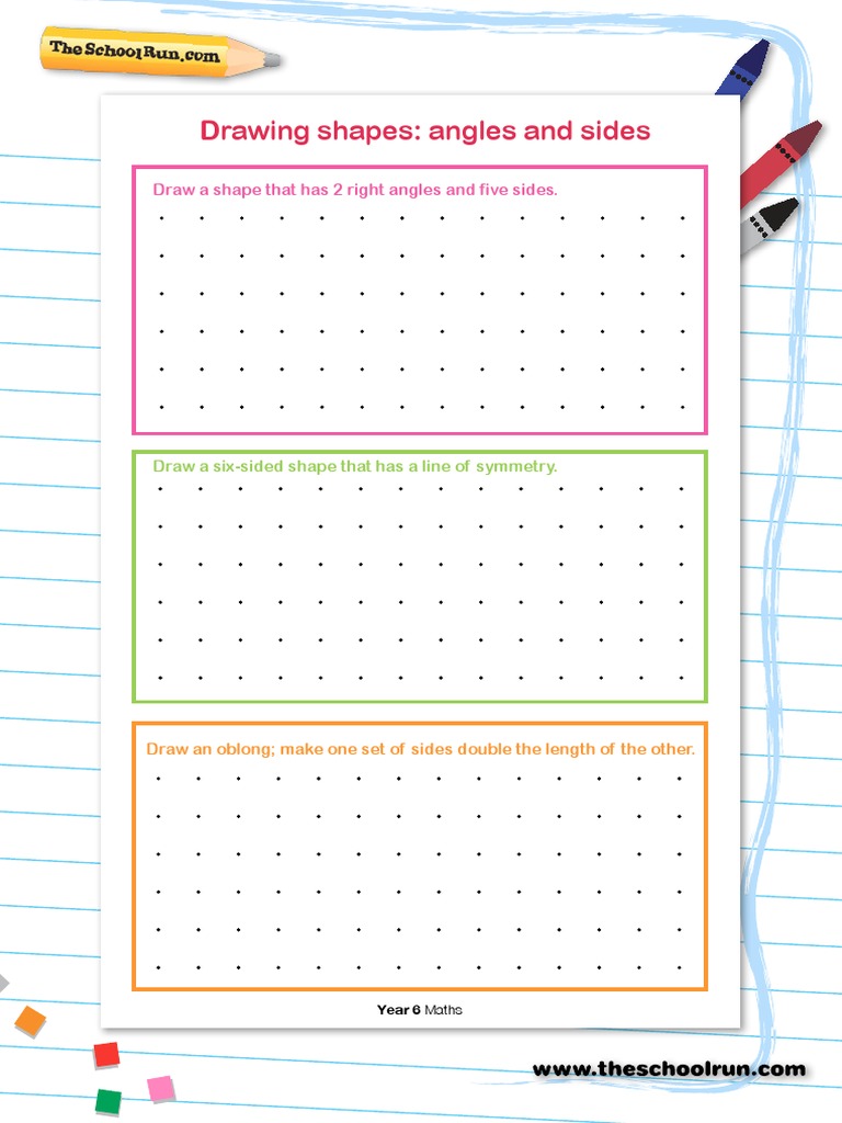 Year 6 Maths: Drawing Shapes Guide | PDF