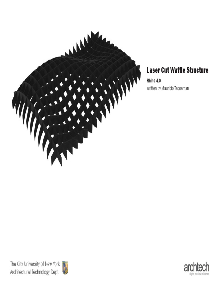 Waffle Structure | PDF | Cartesian Coordinate System | Extrusion