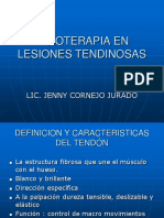 Fisioterapia en Lesiones Tendinosas