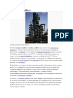Craqueo catalítico: proceso de conversión clave en refinerías