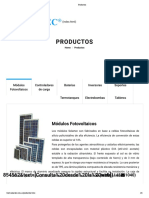 Productos Solartec Catalog