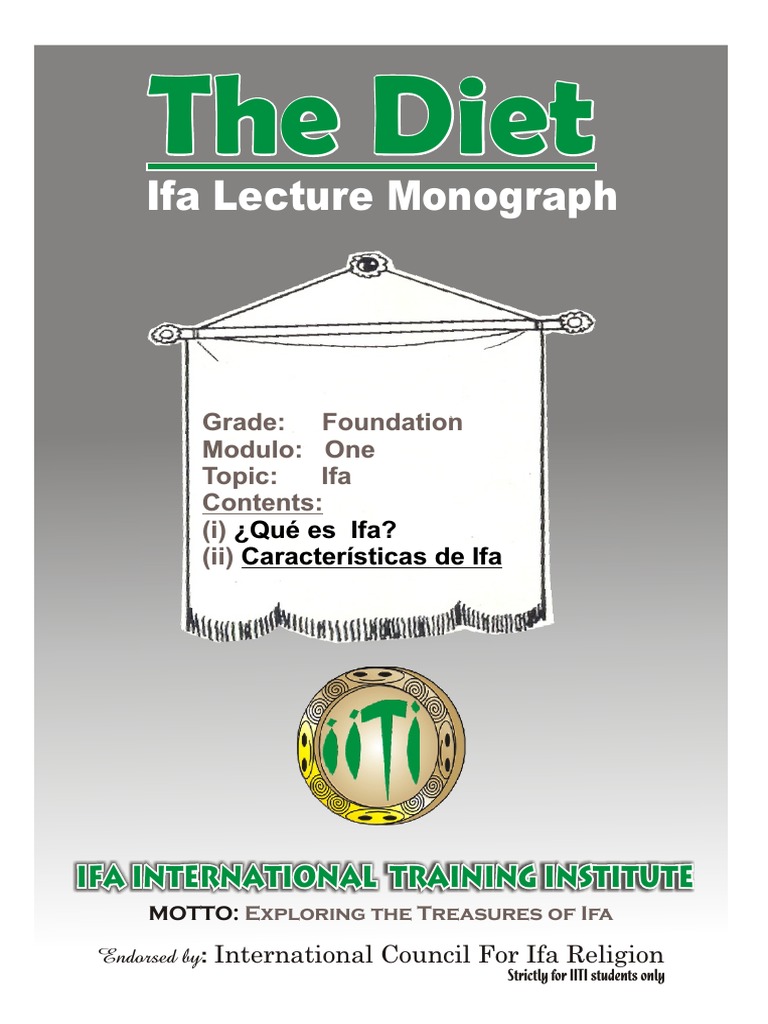 Ifa Lecture Monograph Module1 Spanish PDF | PDF | Esencia | Profeta