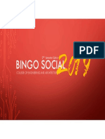 Bingo Social: College of Engineering and Architecture