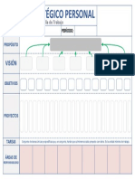 Plantilla de Trabajo - Mapa Estratégico Personal PDF
